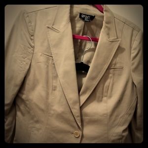 DKNY khaki/tan pantsuit